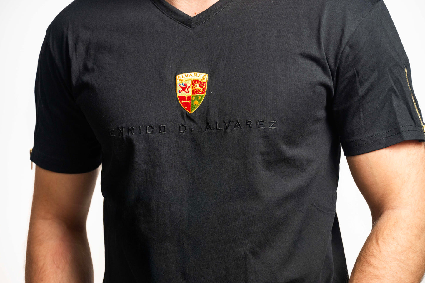 Zipped Sleeves T-Shirt