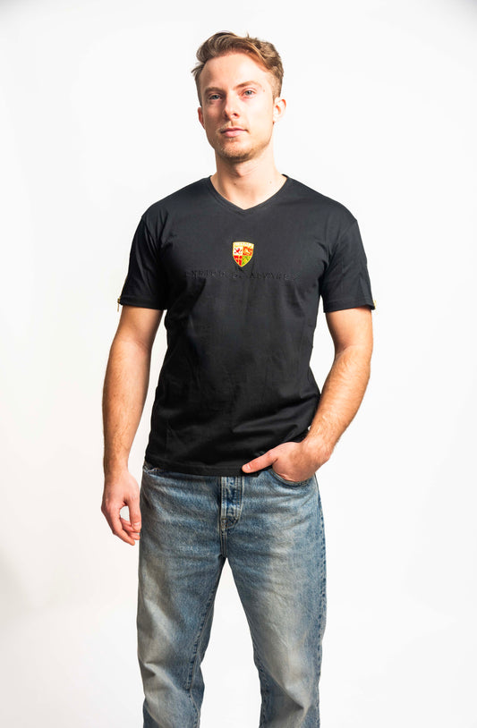 Zipped Sleeves T-Shirt