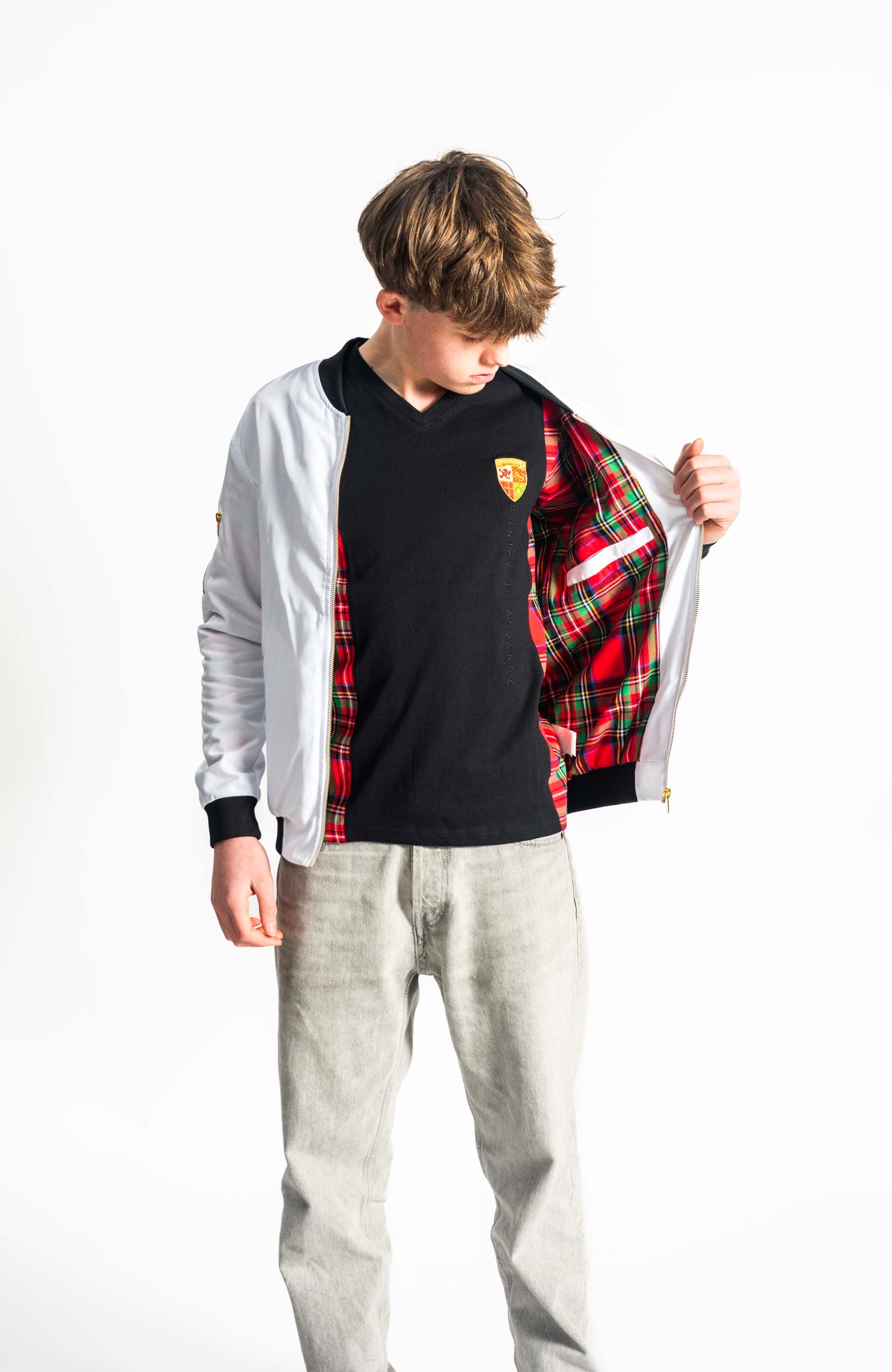 Tartan Bomber Jacket