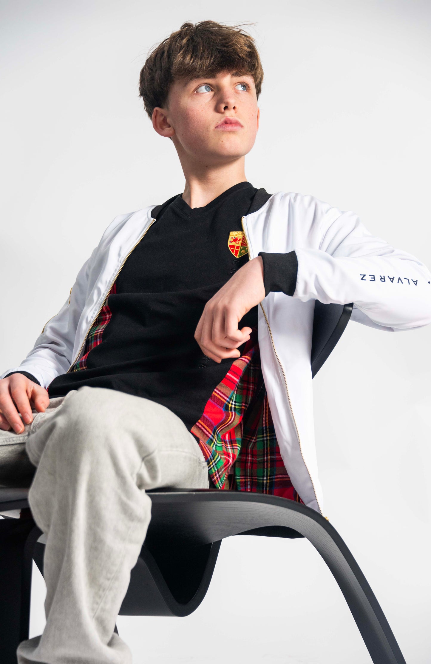 Tartan Bomber Jacket